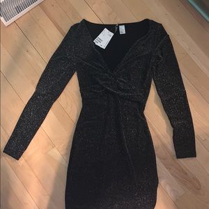 Black sparkly H&M dress